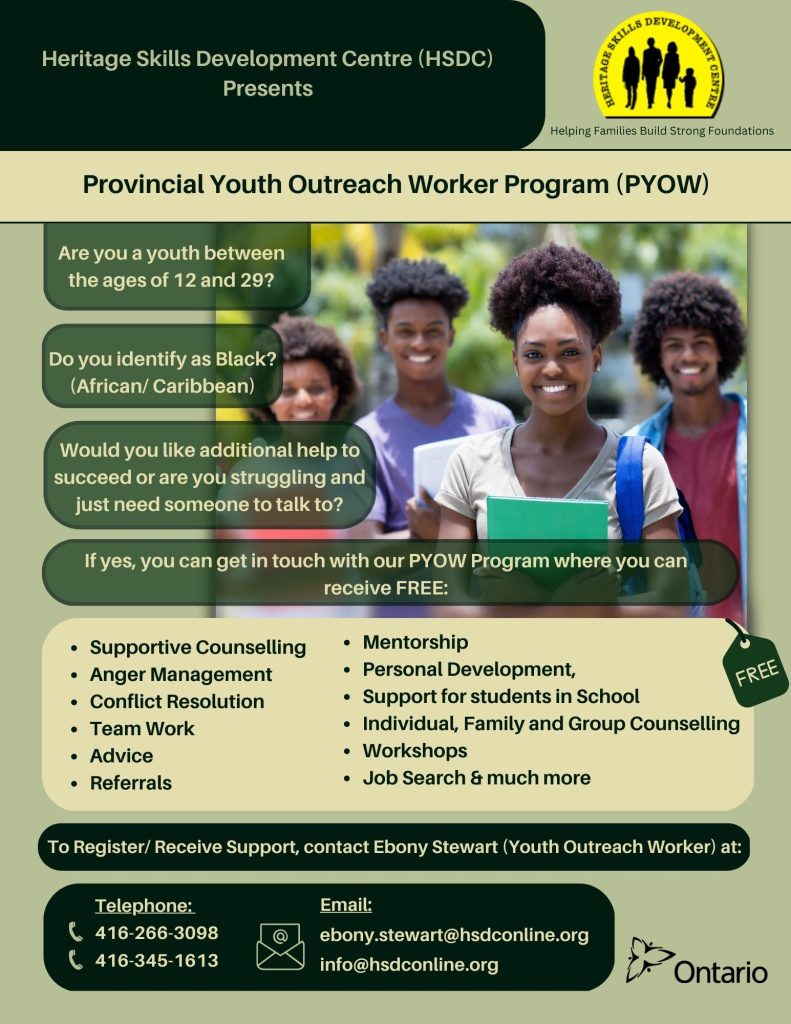 Enhanced Youth Outreach Worker Program – HSDC